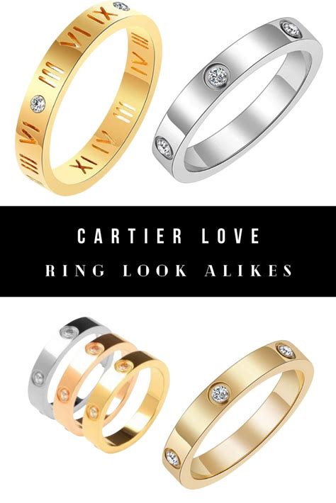 best cartier ring dupe|cartier look alike ring.